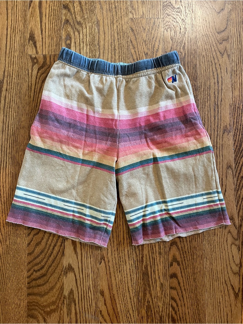 Aviator Nation striped shorts, size 14
